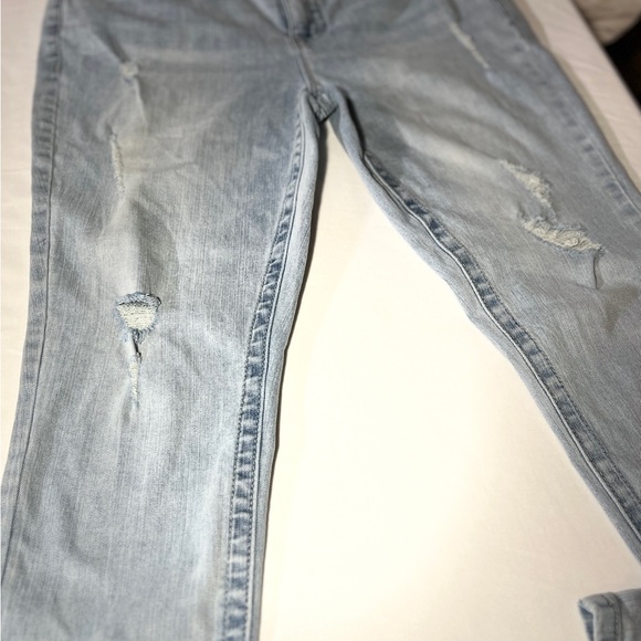 Distressed Seven7 Light Blue Women's Jeans - Picture 2 of 7